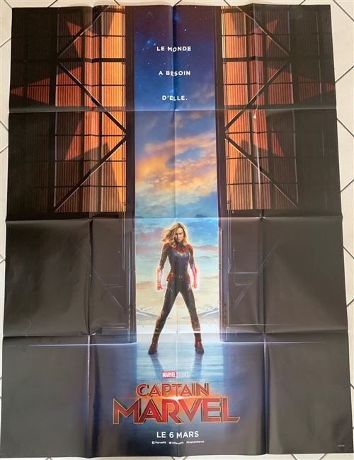 Acheter Captain Marvel - AFFICHE CINEMA ORIGINALE État correct - 19,99 € Captain Marvel - AFFICHE CINEMA ORIGINALE État correct - N/A reconditionné disponible sur Fnac