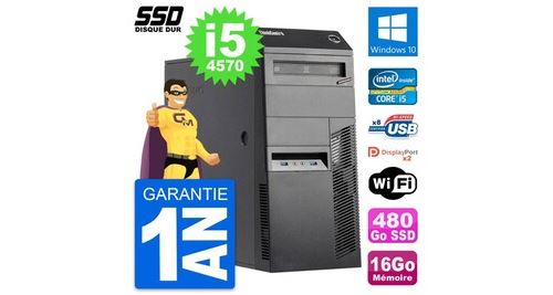 Acheter Pc tour lenovo thinkcentre m83 intel i5-4570 ram 16go ssd 480go windows 10 wifi État correct - 449,00 € Pc tour lenovo thinkcentre m83 intel i5-4570 ram 16go ssd 480go windows 10 wifi État correct - N/A reconditionné disponible sur Fnac