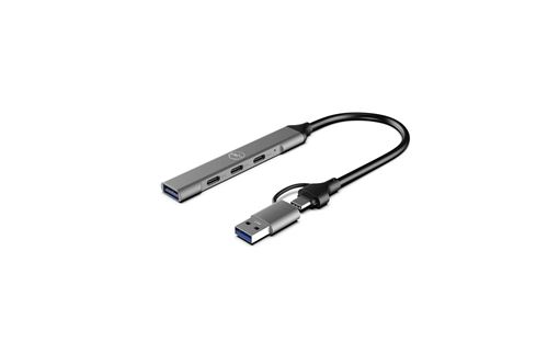 Acheter Hub USB-C Ultra Slim + Adaptateur USB-C femelle/USB-A male avec 1 port USB-A 3.0 et 3 ports USB-C Mobility Lab Gris Noir État correct - 25,99 € Hub USB-C Ultra Slim + Adaptateur USB-C femelle/USB-A male avec 1 port USB-A 3.0 et 3 ports USB-C Mobility Lab Gris Noir État correct - N/A reconditionné disponible sur Fnac