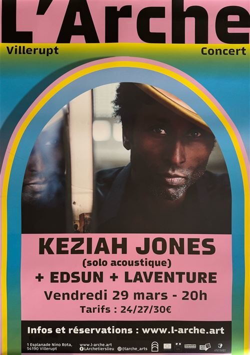 Affiche - Keziah Jones - Concert Villerupt l'Arche 2024 - 60x80cm État correct - N/A reconditionné disponible sur Fnac