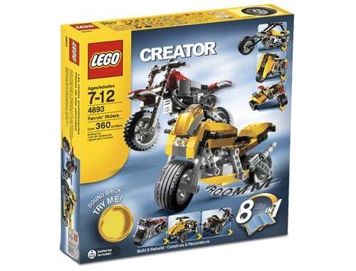 Acheter LEGO® Creator 8 en 1 4893 Revvin' Riders État correct - 249,99 € LEGO® Creator 8 en 1 4893 Revvin' Riders État correct - N/A reconditionné disponible sur Fnac