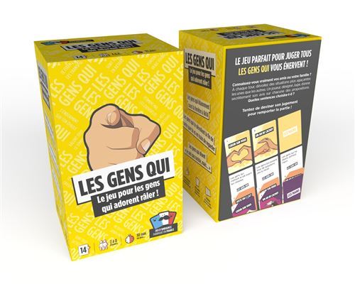 Acheter Jeu d'ambiance Chouic Les Gens Qui État correct - 13,00 € Jeu d'ambiance Chouic Les Gens Qui État correct - N/A reconditionné disponible sur Fnac