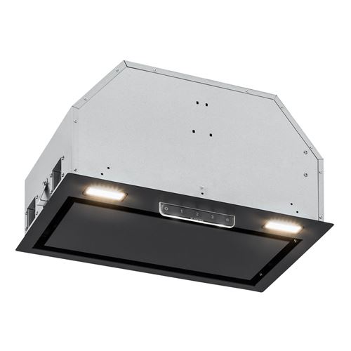 Hotte aspirante encastrée Klarstein Camilla 52cm - Ecran tactile - LED 397m³ h - CEE A++ Inox Noir État correct - N/A reconditionné disponible sur Fnac