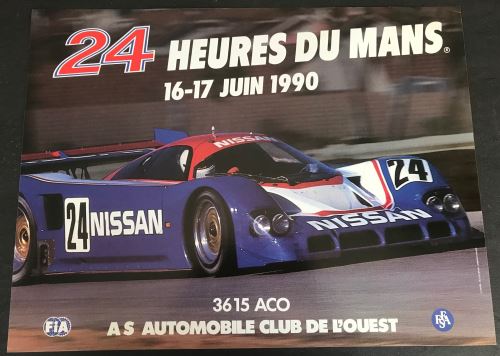 24H du Mans - 1990 - NISSAN - AFFICHE État correct - N/A reconditionné disponible sur Fnac