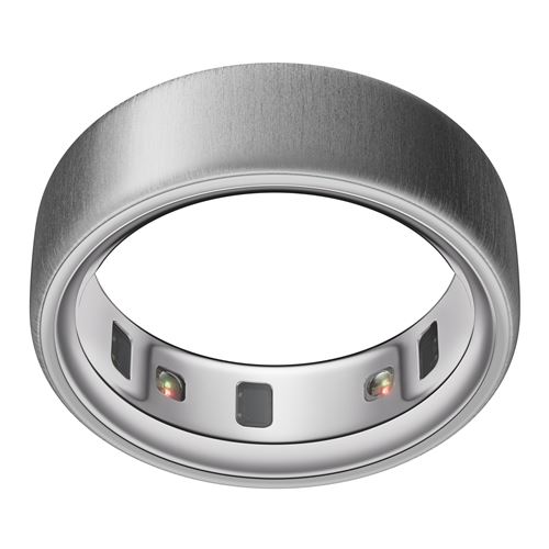 Bague connectée Oura Ring 4 Argent brossé Taille 8 État correct - Oura reconditionné disponible sur Fnac