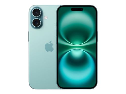 Apple iPhone 16 - 5G smartphone - double SIM / Mémoire interne 128 Go - écran OEL - 6.1"" - 2556 x 1179 pixels - 2x caméras arrière 48 MP, 12 MP - front camera 12 MP - démo - teal État correct - Apple reconditionné disponible sur Fnac