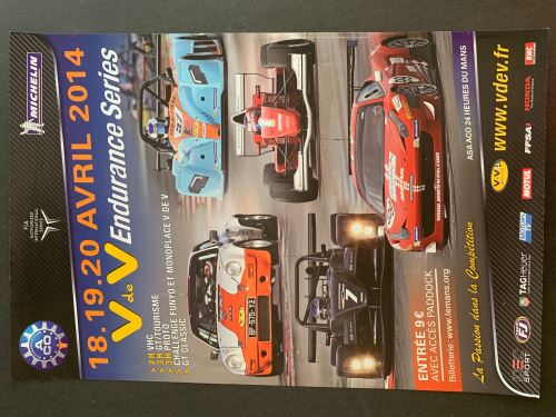 24H du Mans - 2014 - endurance - AFFICHE État correct - N/A reconditionné disponible sur Fnac
