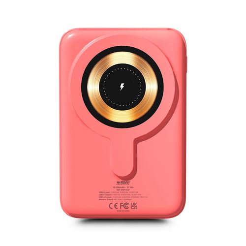 Acheter Batterie externe sans fil magnétique Urban Factory Magnee Power 10000 mAh Corail sucré État correct - 23,99 € Batterie externe sans fil magnétique Urban Factory Magnee Power 10000 mAh Corail sucré État correct - Urban Factory reconditionné disponible sur Fnac