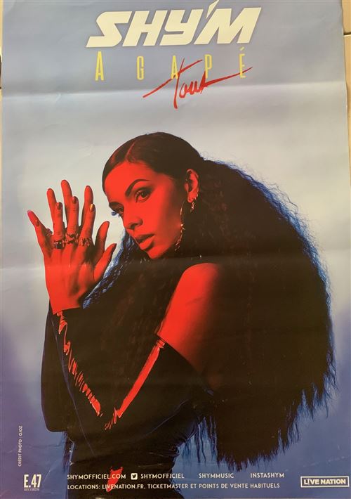 Acheter SHY'M - Agapé Tour - 70x100cm - Affiche État correct - 17,99 € SHY'M - Agapé Tour - 70x100cm - Affiche État correct - N/A reconditionné disponible sur Fnac