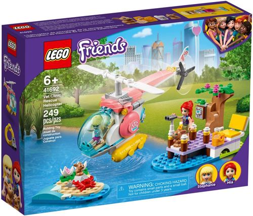 LEGO® Friends 41692 L'hélicoptère de sauvetage de la clinique vétérinaire État correct - N/A reconditionné disponible sur Fnac