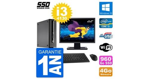 Acheter Pc hp prodesk 400 g1 sff ecran 22"" i3-4130 ram 4go ssd 960go windows 10 wifi État correct - 429,00 € Pc hp prodesk 400 g1 sff ecran 22"" i3-4130 ram 4go ssd 960go windows 10 wifi État correct - N/A reconditionné disponible sur Fnac