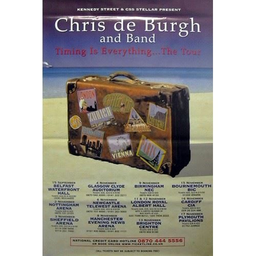 Chris De Burg - 100x150 cm - AFFICHE / POSTER État correct - N/A reconditionné disponible sur Fnac