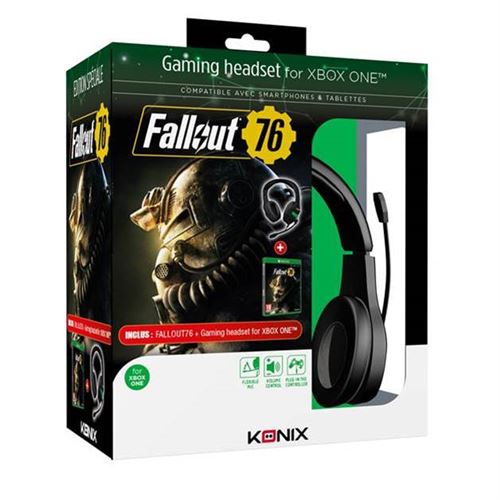 Micro-casque gaming Konix MS400 + Fallout 76 Xbox One État correct - N/A reconditionné disponible sur Fnac