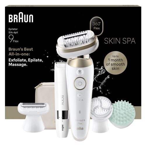 Épilateur Braun Silk Épil 9 Flex SES9-481 3D Blanc État correct - Braun reconditionné disponible sur Fnac