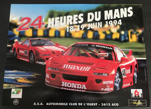Acheter 24H du Mans - 1994 - Honda - AFFICHE État correct - 29,99 € 24H du Mans - 1994 - Honda - AFFICHE État correct - N/A reconditionné disponible sur Fnac