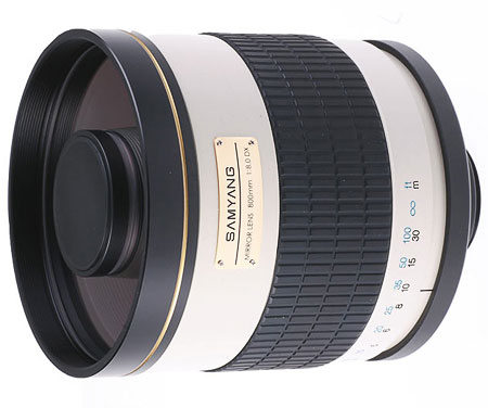 Objectif reflex Samyang 800 mm f/8.0 à miroir MC IF, Monture T2 pour adaptateur dédié aux boîtiers Reflex État correct - Samyang reconditionné disponible sur Fnac