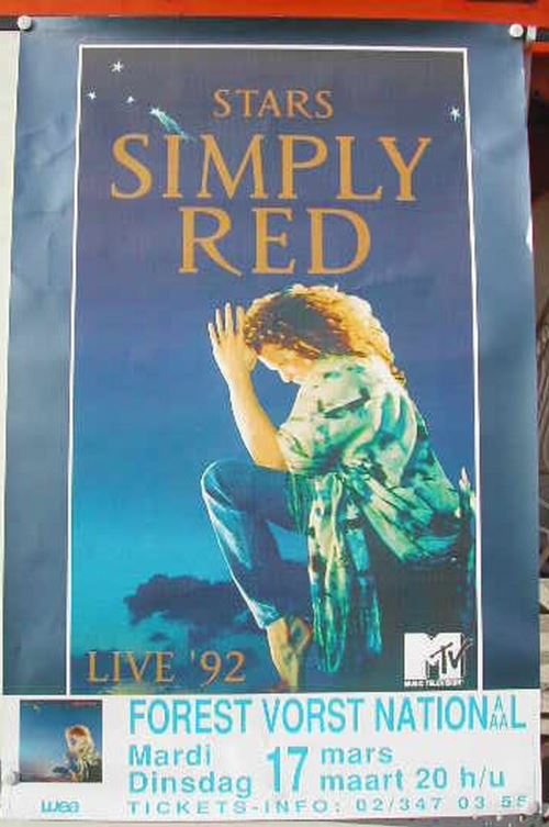 Simply Red - 65x100 cm - AFFICHE / POSTER État correct - N/A reconditionné disponible sur Fnac
