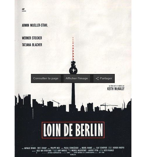 Acheter Loin de Berlin - AFFICHE CINEMA ORIGINALE État correct - 13,99 € Loin de Berlin - AFFICHE CINEMA ORIGINALE État correct - N/A reconditionné disponible sur Fnac