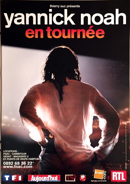 Yannick NOAH - 40x60 cm - AFFICHE / POSTER État correct - N/A reconditionné disponible sur Fnac