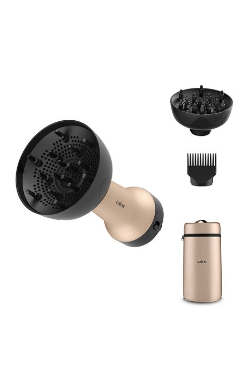 Sèche-cheveux Calor Diffuseur 3-en-1 Curl Harmony CV7D30C0 Noir Or État correct - Calor reconditionné disponible sur Fnac