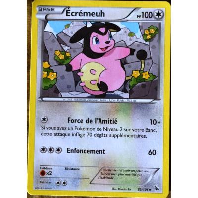 Acheter carte Pokémon 83/106 Ecrémeuh 100 PV Série Xy Étincelles NEUF FR État correct - 16,00 € carte Pokémon 83/106 Ecrémeuh 100 PV Série Xy Étincelles NEUF FR État correct - Pokémon reconditionné disponible sur Fnac