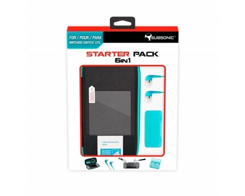 Pack d'accessoires 6 en 1 Subsonic pour Nintendo Switch Lite