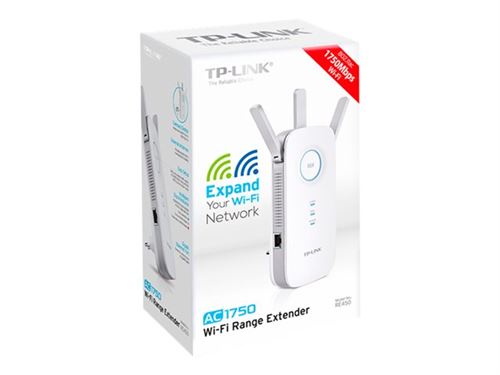 Acheter Répéteur WiFi Tp-Link RE450 Double bande AC 1750 Blanc État correct - 65,13 € Répéteur WiFi Tp-Link RE450 Double bande AC 1750 Blanc État correct - TP-Link reconditionné disponible sur Fnac