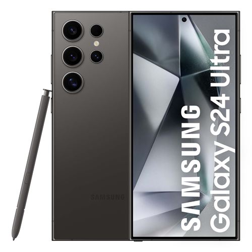 Smartphone Samsung Galaxy S24 Ultra 6,8"" 5G Nano SIM 256 Go Noir État correct - Samsung reconditionné disponible sur Fnac