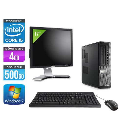 Acheter Pc Dell Optiplex 790 Desktop + Ecran 17'' - Noir - Intel Core i5-2400 / 3,10 GHz - RAM 4 Go - HDD 500 Go - DVD - Gigabit Ethernet - Windows 7 Professionnel État correct - 359,00 € Pc Dell Optiplex 790 Desktop + Ecran 17'' - Noir - Intel Core i5-2400 / 3,10 GHz - RAM 4 Go - HDD 500 Go - DVD - Gigabit Ethernet - Windows 7 Professionnel État correct - Dell reconditionné disponible sur Fnac