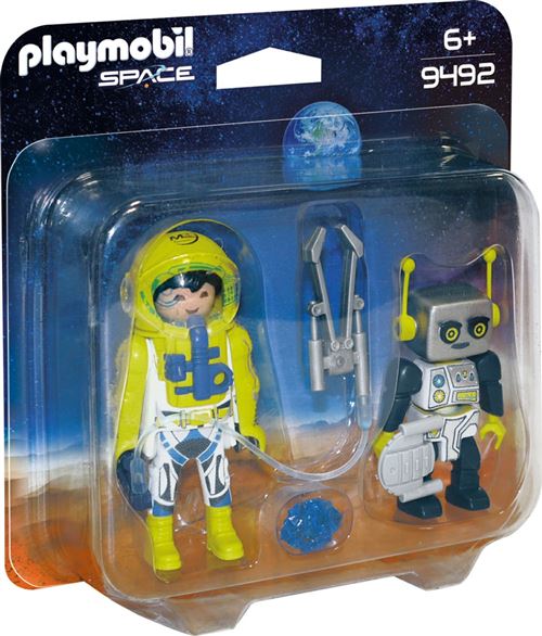 Acheter Playmobil Space Mission sur Mars 9492 Duo Spationaute et robot État correct - 25,69 € Playmobil Space Mission sur Mars 9492 Duo Spationaute et robot État correct - Playmobil reconditionné disponible sur Fnac