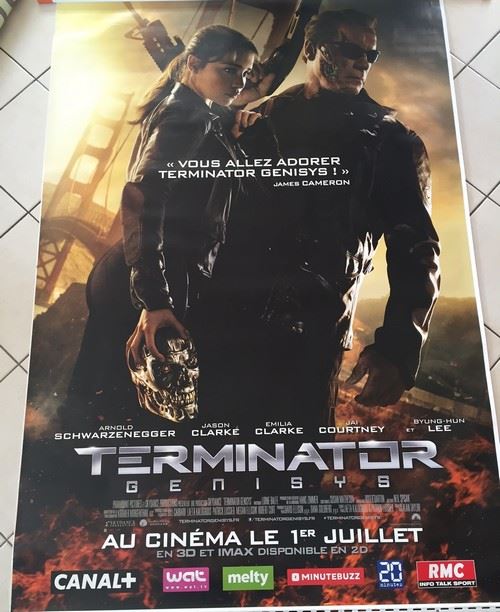 Acheter Terminator Genisys - 120x175 cm - AFFICHE / POSTER État correct - 29,99 € Terminator Genisys - 120x175 cm - AFFICHE / POSTER État correct - N/A reconditionné disponible sur Fnac