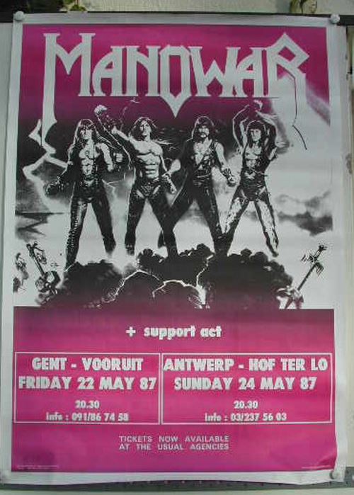 Manowar - 61x86 cm - AFFICHE / POSTER État correct - N/A reconditionné disponible sur Fnac