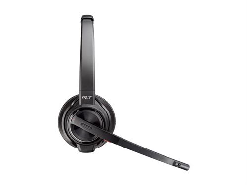 HP Poly Savi 8220 - Savi 8200 series - micro-casque - sur-oreille - DECT / Bluetooth - sans fil - USB-A via adaptateur Bluetooth - noir - certifié Zoom, certifié UC État correct - N/A reconditionné disponible sur Fnac