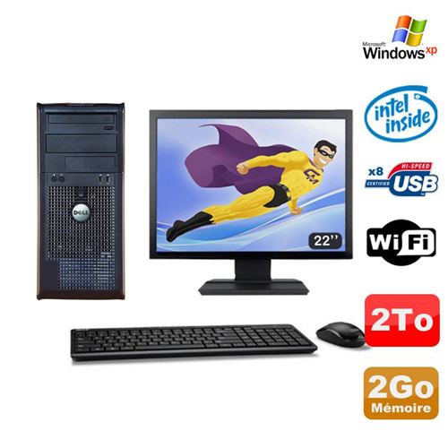 Acheter Pc tour dell optiplex 360 mt e7400 2.8ghz 2go 2000go dvd wifi xp ecran 22' État correct - 279,00 € Pc tour dell optiplex 360 mt e7400 2.8ghz 2go 2000go dvd wifi xp ecran 22' État correct - Dell reconditionné disponible sur Fnac