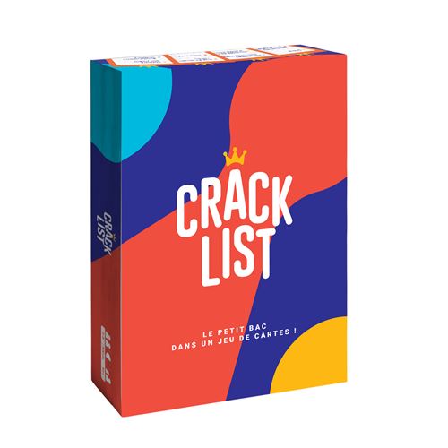 Jeu d'ambiance Crack List Le p'tit bac dans un jeu de cartes État correct - N/A reconditionné disponible sur Fnac