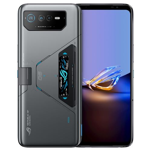 Smartphone Asus ROG Phone 6D Ultimate 6,78"" 5G Double nano SIM 512 Go Gris Sidéral - État correct Asus sur Fnac