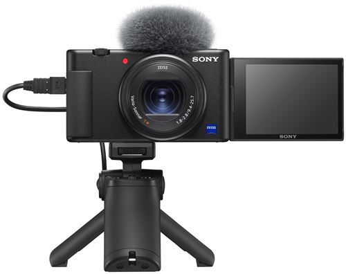 Pack Appareil Photo Compact pour Vlogging Sony ZV1 Noir + Poignée VCTSGR1 État correct - Sony reconditionné disponible sur Fnac