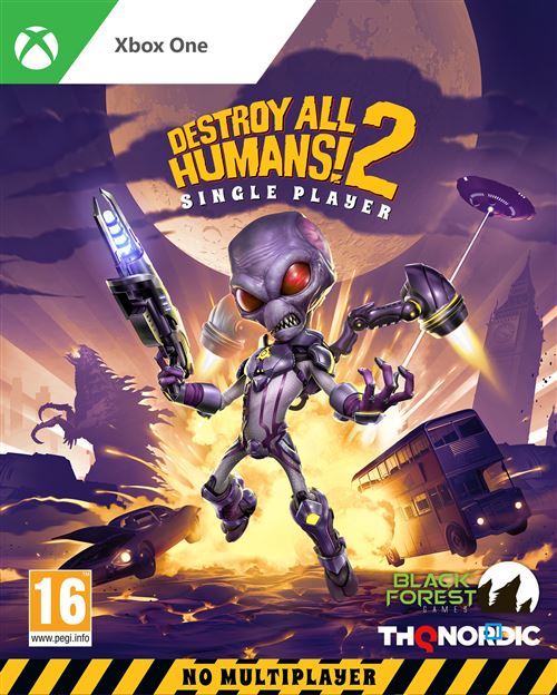 Acheter Destroy All Humans 2! Reprobed: Single Player Xbox One État correct - 33,58 € Destroy All Humans 2! Reprobed: Single Player Xbox One État correct - THQ Nordic reconditionné disponible sur Fnac