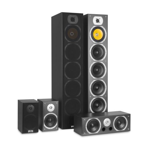 auna V9B Pack 5 enceintes HiFi home cinema son surround 88dB 440W RMS - noir État correct - N/A reconditionné disponible sur Fnac