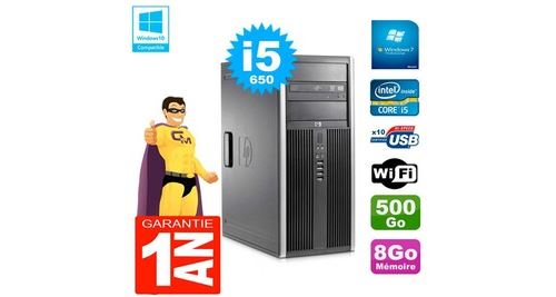 Pc hp 8100 tour core i5-650 ram 8go disque 500go graveur dvd wifi w7 État correct - N/A reconditionné disponible sur Fnac