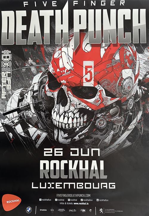Affiche - Five Finger Death Punch - Concert 2024 - 60x85cm État correct - N/A reconditionné disponible sur Fnac