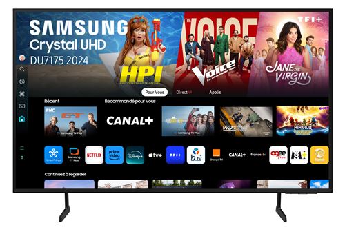Acheter TV Samsung Crystal TU85DU7175 216 cm 4K UHD Smart TV 2024 Noir État correct - 810,99 € TV Samsung Crystal TU85DU7175 216 cm 4K UHD Smart TV 2024 Noir État correct - Samsung reconditionné disponible sur Fnac