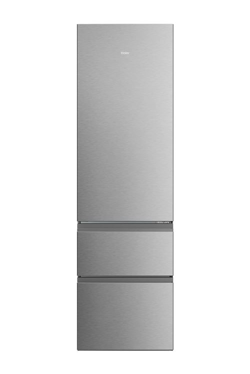 Réfrigérateur congélateur en bas Haier HTR3620CNMG Inox État correct - Haier reconditionné disponible sur Fnac