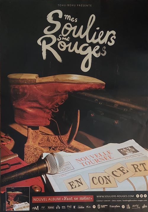 Acheter Affiche - Mes Souliers Sont Rouges - En Concert - Faut se mêler - 70x100cm État correct - 14,99 € Affiche - Mes Souliers Sont Rouges - En Concert - Faut se mêler - 70x100cm État correct - N/A reconditionné disponible sur Fnac