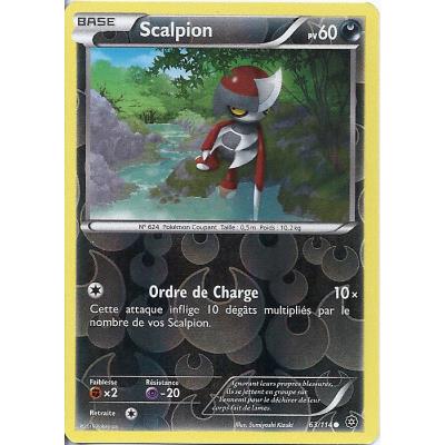 Acheter Carte Pokemon - XY11 - Offensive Vapeur - Scalpion - PV 60 - 63/114 - Holo Reverse - VF État correct - 16,00 € Carte Pokemon - XY11 - Offensive Vapeur - Scalpion - PV 60 - 63/114 - Holo Reverse - VF État correct - Asmodee reconditionné disponible sur Fnac
