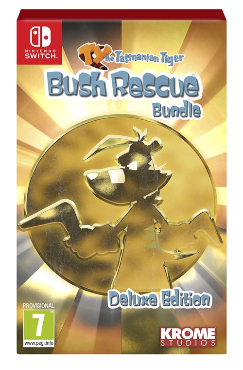 Ty The Tasmanian Tiger Bush Rescue Bundle Deluxe Edition Nintendo Switch État correct - Just for Games reconditionné disponible sur Fnac