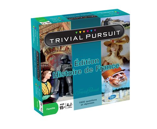 Acheter Jeu de société Winning Moves Trivial Pursuit Histoire de France 1800 Questions État correct - 14,99 € Jeu de société Winning Moves Trivial Pursuit Histoire de France 1800 Questions État correct - Winning Moves reconditionné disponible sur Fnac