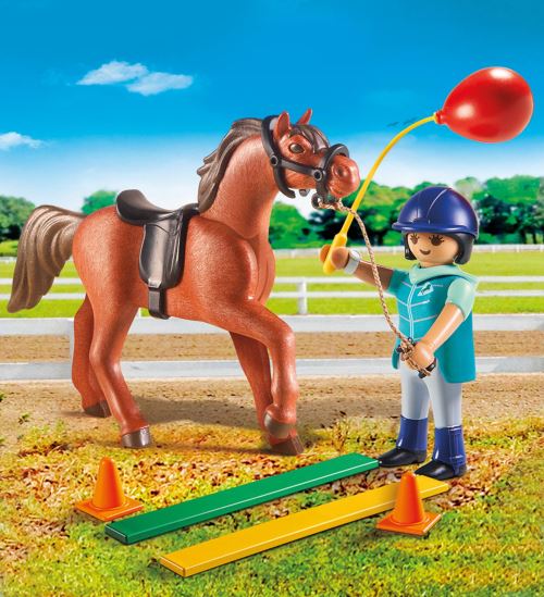 Playmobil Country 9259 Ecuyère avec cheval État correct - Playmobil reconditionné disponible sur Fnac
