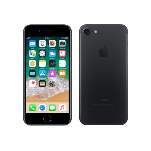 Apple iPhone 7 - 4G smartphone / Mémoire interne 128 Go - Écran LCD - 4.7"" - 1334 x 750 pixels - rear camera 12 MP - front camera 7 MP - noir État correct - Apple reconditionné disponible sur Fnac