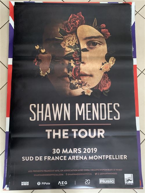 SHAWN MENDES - The TOUR - 80x120cm - Affiche État correct - N/A reconditionné disponible sur Fnac